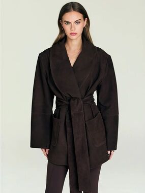 Seroya / Retrofete Chandra Suede Wrap Jacket